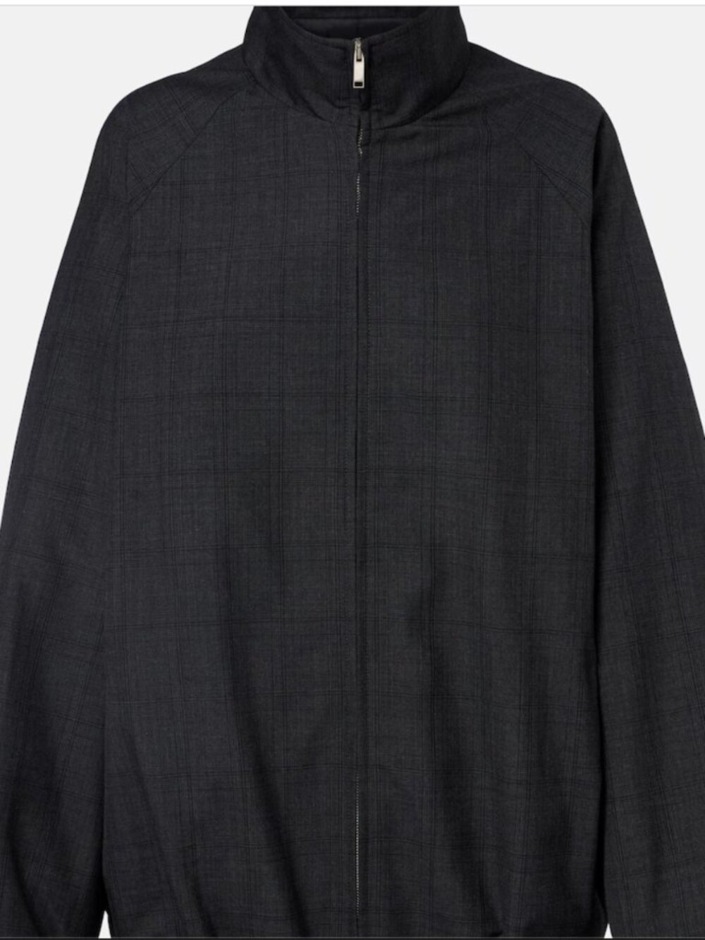 The Frankie Shop Baxter Plaid Track Jacket